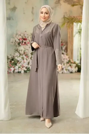 Mink Modest Plus Size Abaya 29105V 