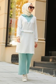 Mint Hijab Casual Suit 10201MINT - Thumbnail