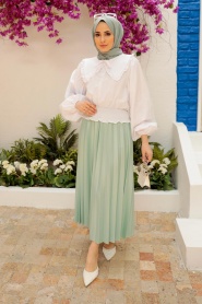 Mint Hijab Skirt 4892MINT - Thumbnail