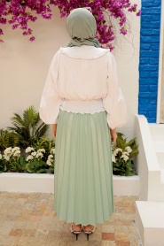 Mint Hijab Skirt 4892MINT - Thumbnail