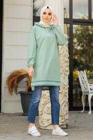 Mint Hijab Sweatshirt & Tunic 40231MINT - Thumbnail