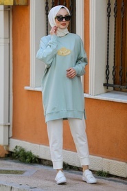 Mint Hijab Tunic 30241MINT - Thumbnail