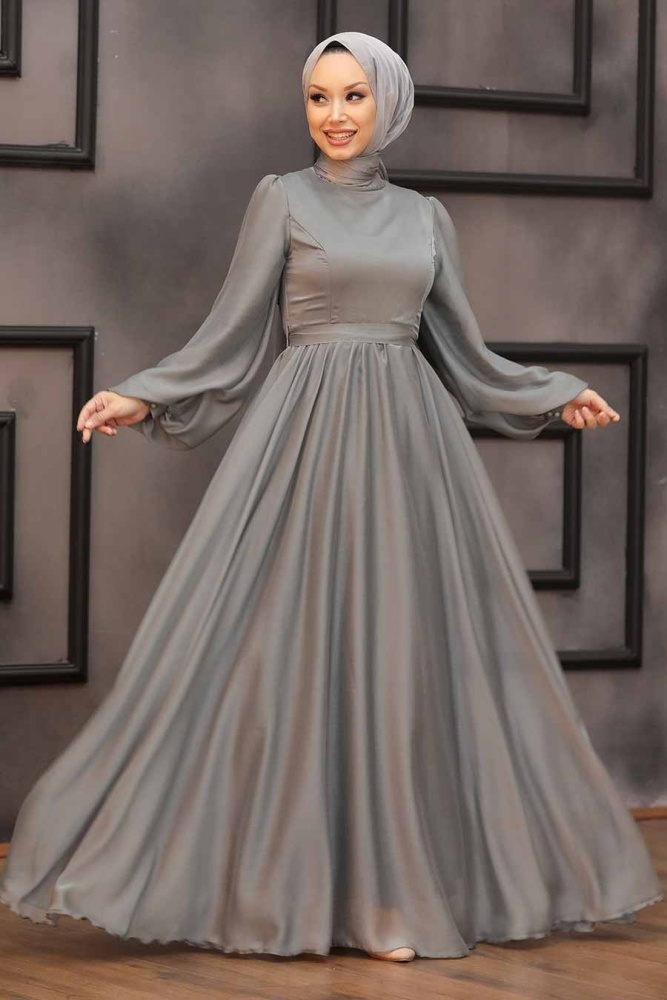 Neva Style - Elegant Mint Islamic Clothing Evening Gown 5215MINT - 1
