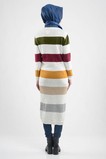 MLS - Ecru Hijab Tunic 3325E - 3