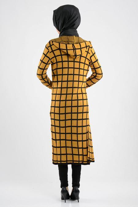 MLS - Mustard Hijab Trico 3092HR - 3