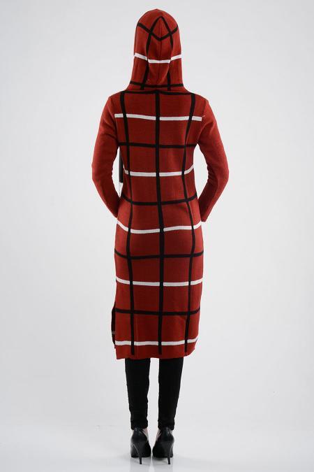 MLS - Red Hijab Tunic 3326K - 3