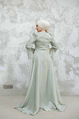 Modest Almond Green Bridesmaid Dress 4986CY - 4