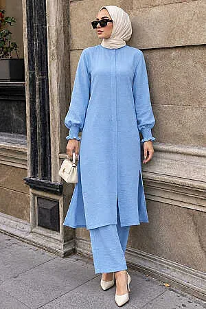 Modest Baby Blue Dual Suit 12591BM 
