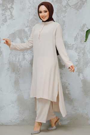 Modest Beige Dual Suit 10102BEJ - 3