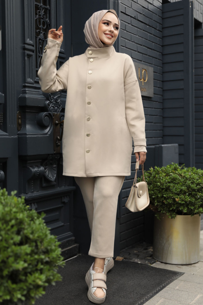 Modest Beige Dual Suit 12391BEJ - 2