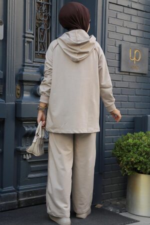 Modest Beige Dual Suit 20113BEJ - 4