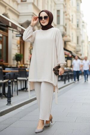 Modest Beige Dual Suit 65876BEJ 