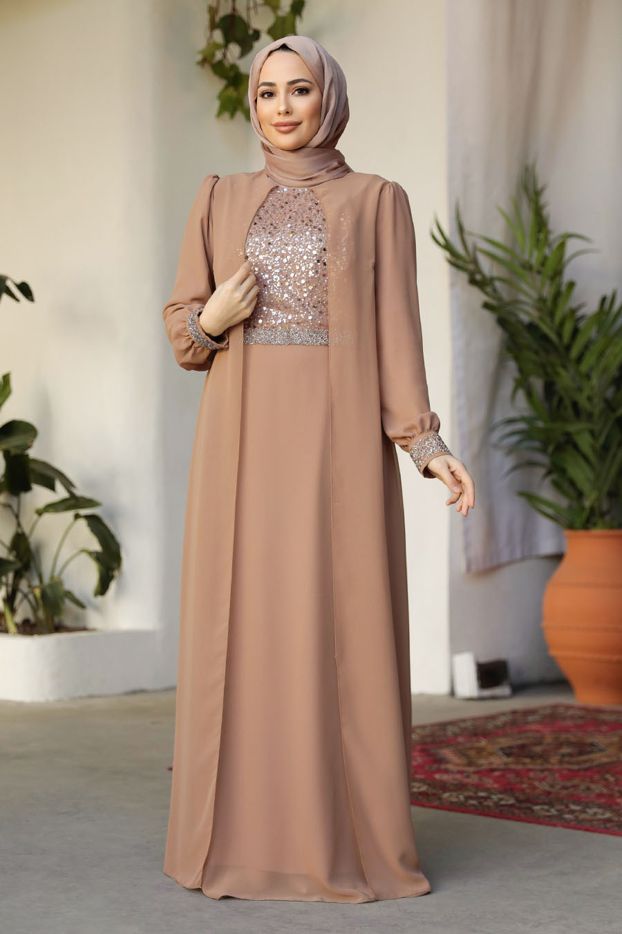 bridesmaid hijab dress Chengjun Muslim Bridesmaid Dress