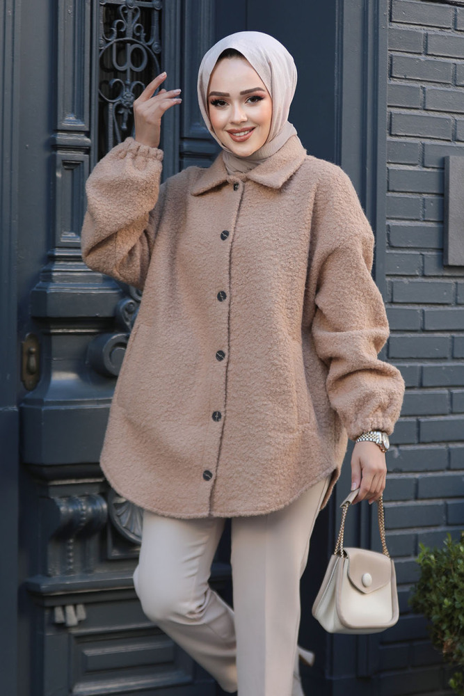 Modest Biscuit Felt Jacket 30142BS - 1