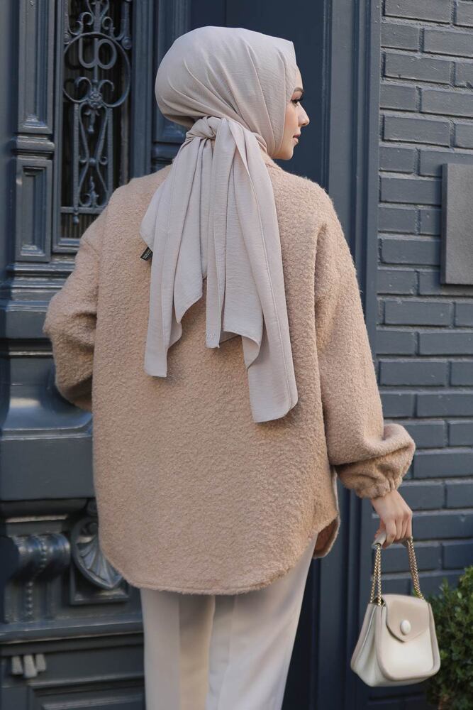 Modest Biscuit Felt Jacket 30142BS - 3