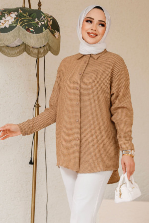 Modest Biscuit Shirt Top 70901BS - 1