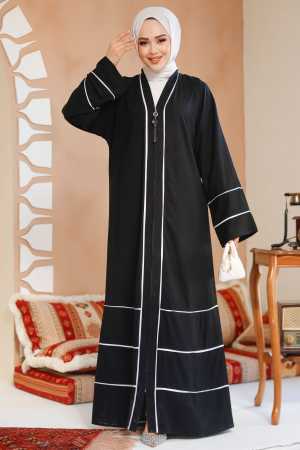 Modest Black Abaya 41567S - 1