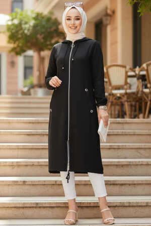Modest Black Coat 70792S - 1