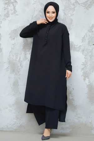 Modest Black Dual Suit 10102S - 2