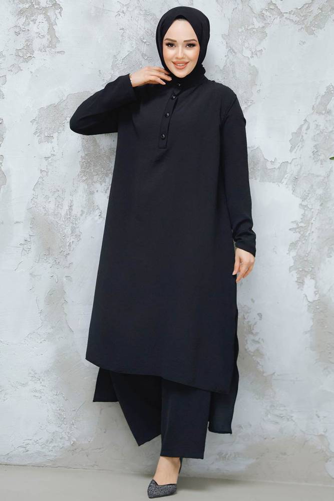 Modest Black Dual Suit 10102S - 2