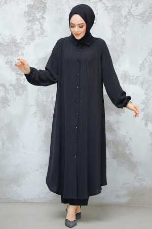 Modest Black Dual Suit 10891S - 4