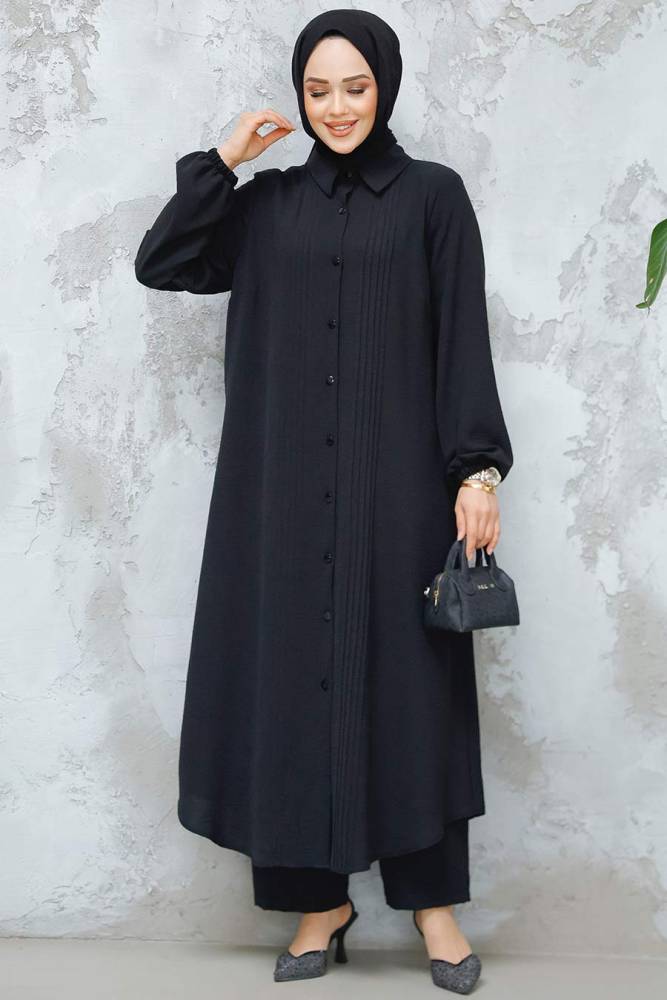 Modest Black Dual Suit 10891S - 3