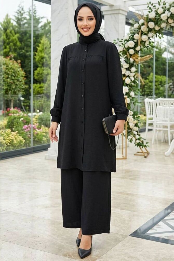 Modest Black Dual Suit 12172S - 1