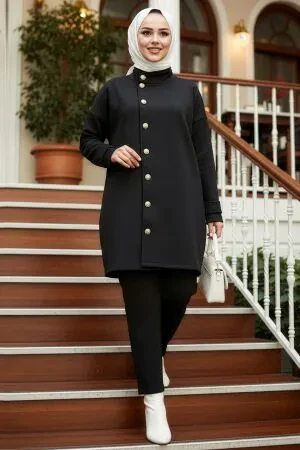 Modest Black Dual Suit 12391S 