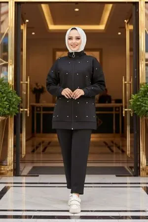 Modest Black Dual Suit 12401S 