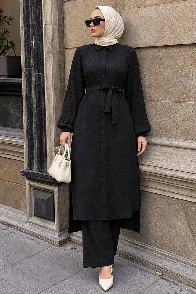 Modest Black Dual Suit 12581S - 1