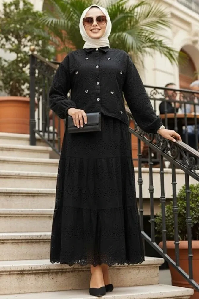 Modest Black Dual Suit 14271S - 1