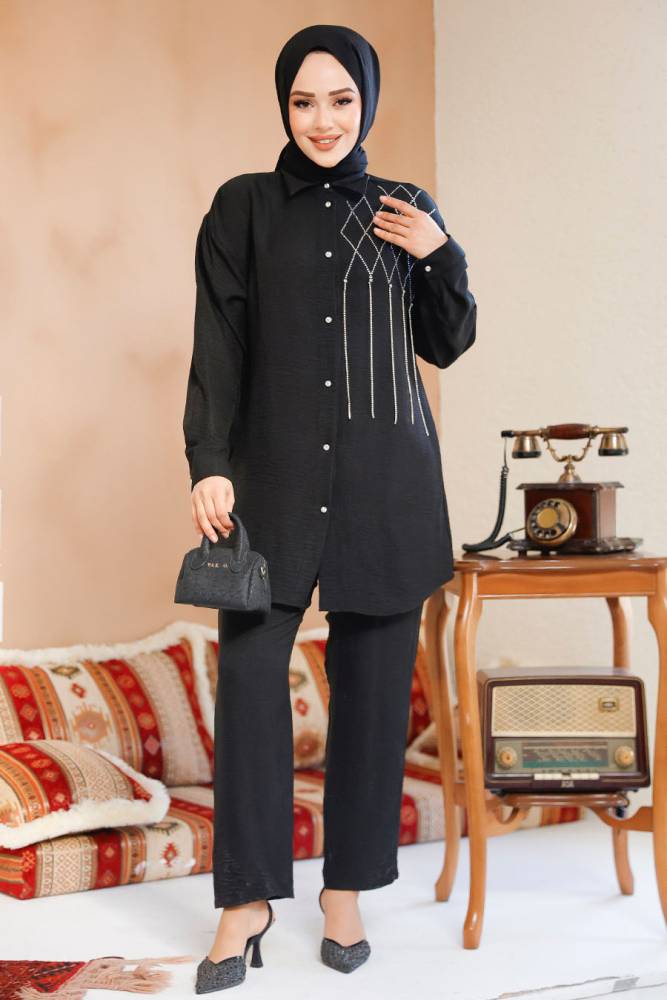 Modest Black Dual Suit 28131S - 3