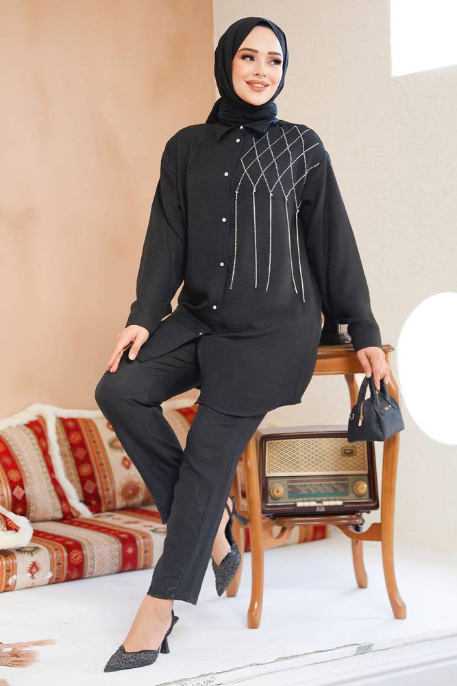 Modest Black Dual Suit 28131S - 1