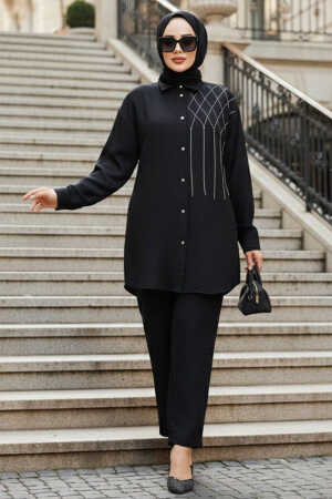 Modest Black Dual Suit 28131S - 1