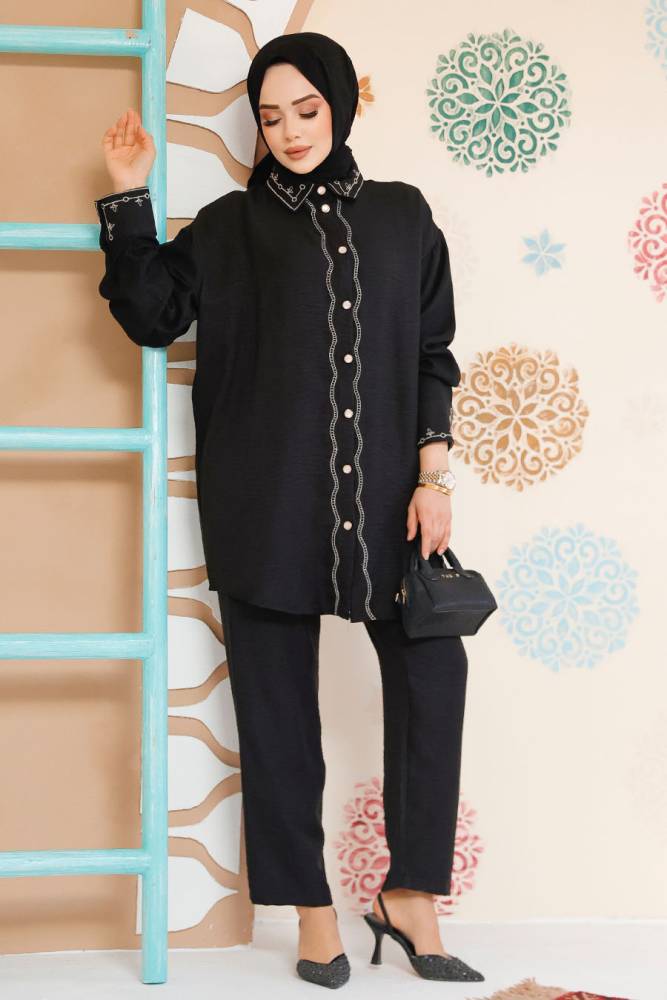 Modest Black Dual Suit 28501S - 1