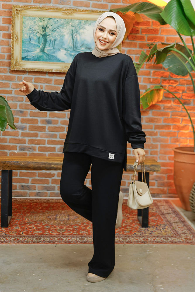 Modest Black Dual Suit 30187S - 2