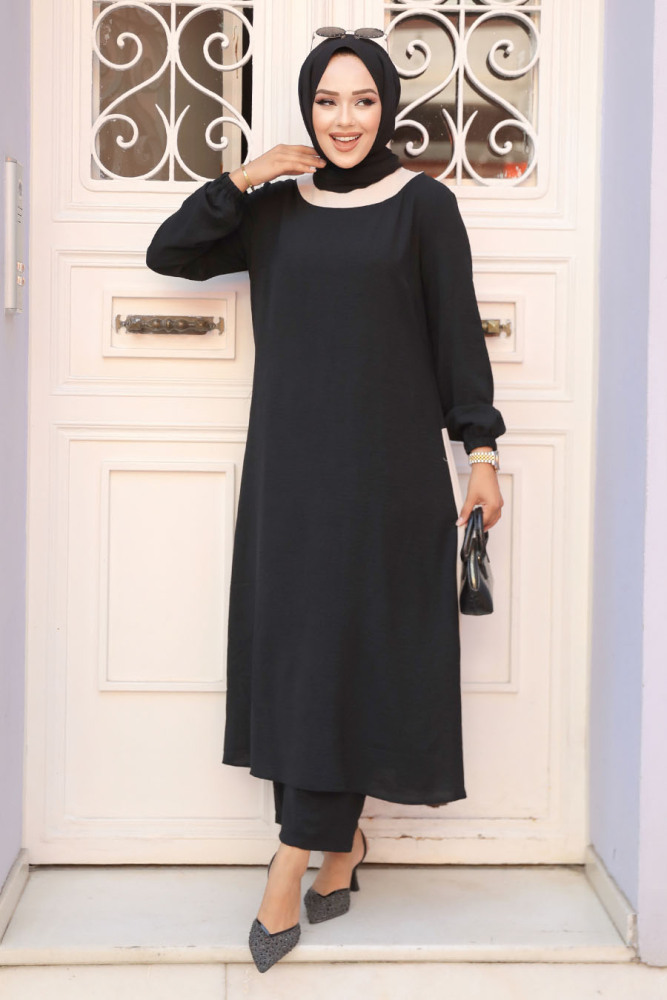 Modest Black Dual Suit 65877S - 2