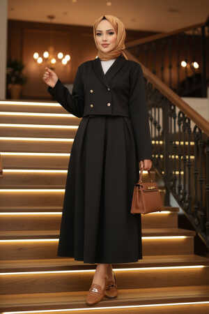 Modest Black Dual Suit 681S - 1