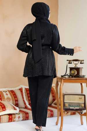 Modest Black Plus Size Dual Suit 2846S - 3