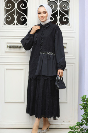 Modest Black Top 14261S - 3