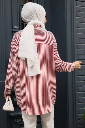 Modest Claret Red Top 20411BR - 3
