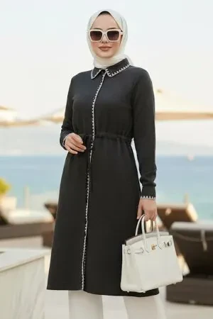 Modest Black Tunic 10177S - 1