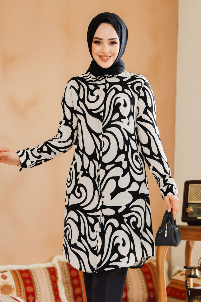 Modest Black Tunic 11711S - 2