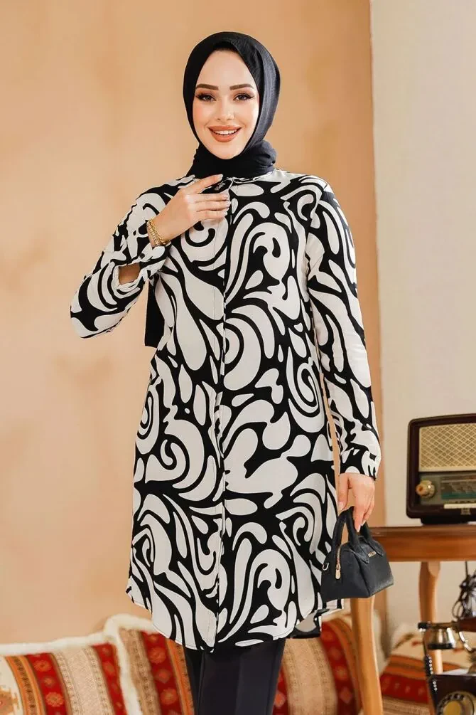 Modest Black Tunic 11711S - 1