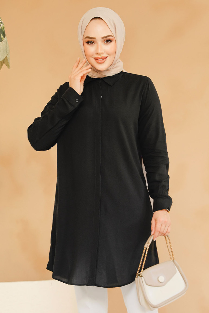 Modest Black Tunic 11715S - 1