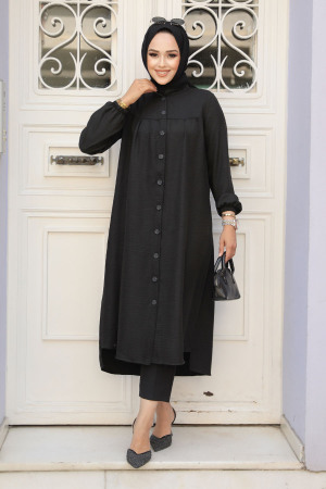 Modest Black Tunic 5642S - 2