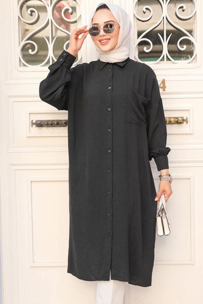 Modest Black Tunic 6773S - 1