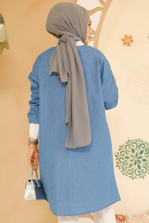 Modest Blue Denim Shirt 70112M - 3