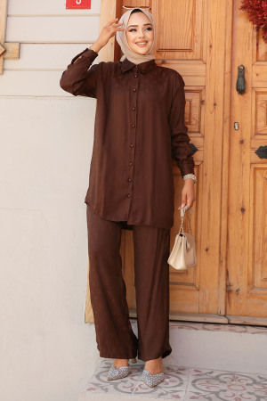 Modest Brown Dual Suit 12502KH - 1