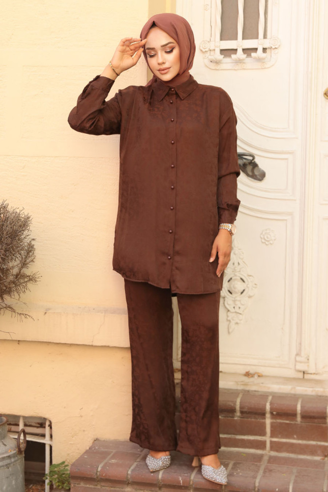 Modest Brown Dual Suit 12503KH - 3